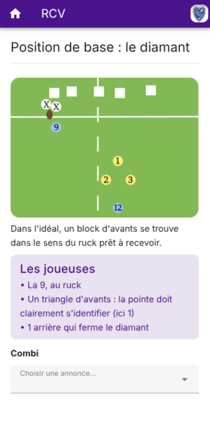 ruck page screenshot from my rugby app